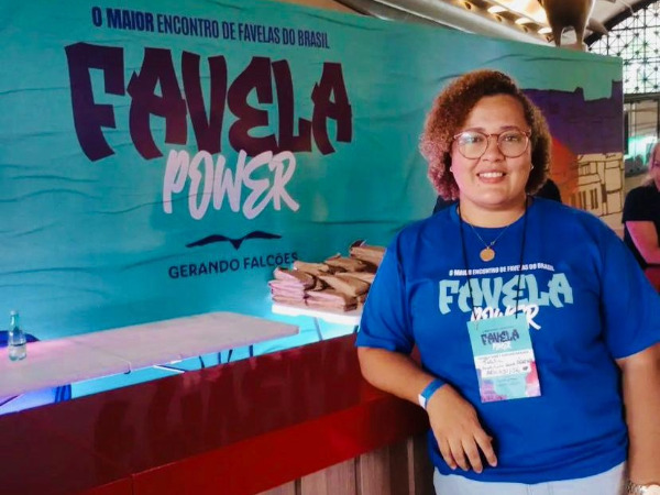 Ágatha na Convenção das Favelas 2023 (Memorial da América Latina em SP)