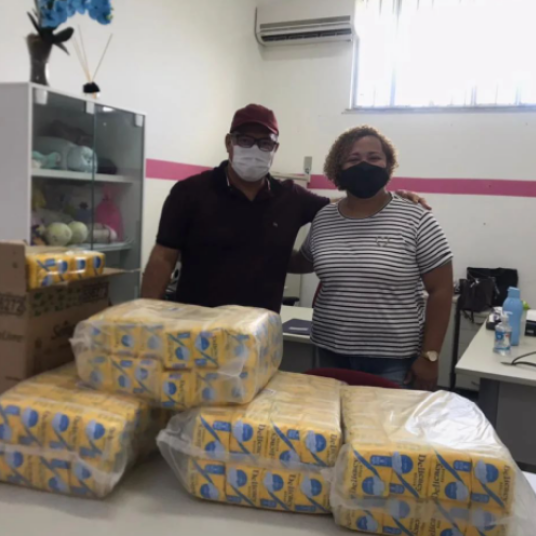 Doação de Absorvente para o Presidio Feminino de Sergipe